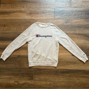 Vintage Y2K Champion Grey Sweatshirt Pullover Medium